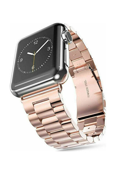 OEM Λουράκι Ανοξείδωτο Ατσάλι Ροζ Χρυσό (Apple Watch 38/40/41mm)