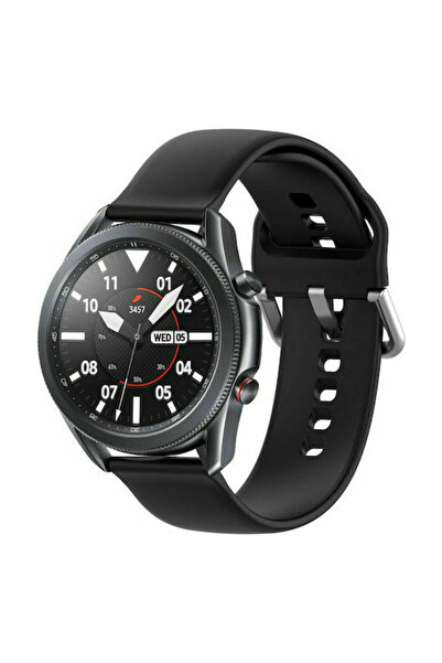OEM Iconband Λουράκι Σιλικόνης Μαύρο (Galaxy Watch 3 45mm)