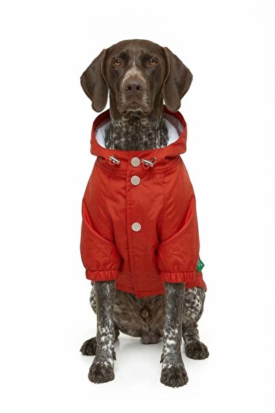 United Colors of Benetton Bnt-Rc2502 Dog Outfit Raincoat Red