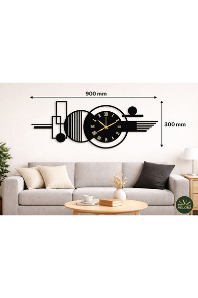 Velora dekor Hg işbirliği DUVAR SAAT-DEKORATİF METAL KESİM SAAT