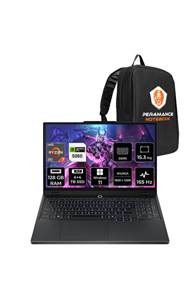 LENOVO Legion 5 Ryzen 7 260 128GB 4TB+4TB SSD RTX5060/8GB 115W 15.3" FHD+ 165...