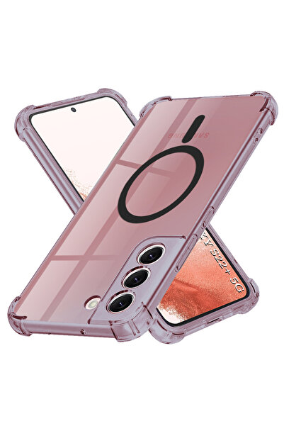 Techsuit Калъф за Samsung Galaxy S22 Plus 5G, Удароустойчив прозрачен силикон...