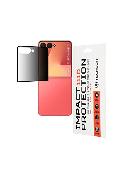 Techsuit Folie protectie pentru Samsung Galaxy Z Flip7, Transparenta;Privacy;...
