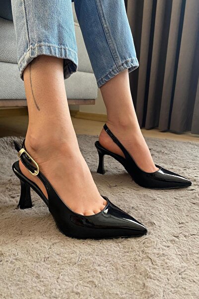 Scarpebutik Γόβες με ψηλό τακούνι - Μαύρο - Μεσαία τακούνια (5-9 cm)