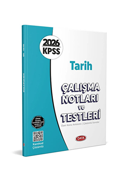 Bi bigelio Data 2026 KPSS Tarih Çalışma Notları ve Testleri Data Yayınları