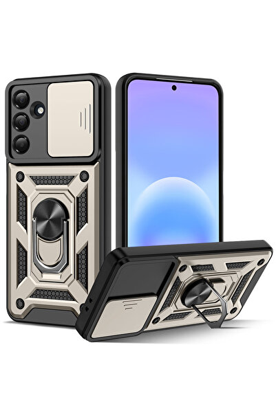 DAMUR Husa Armor CamShield Ring Samsung Galaxy A57 5G, Clapeta Camera, Struct...