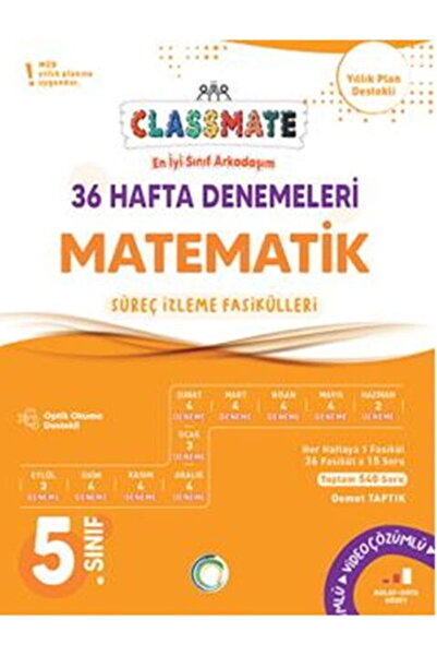 Okyanus Yayınları Okyanus 5. Sınıf Matematik Classmate 36 Hafta Denemeleri
