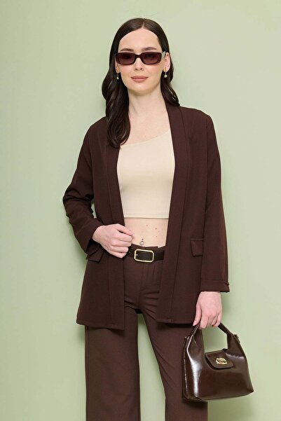 Fulla Moda Blazere - Maro - Regular fit