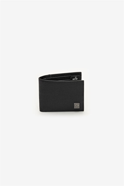 Calvin Klein Emblem Hw Ew Billfol Erkek Cüzdan Siyah
