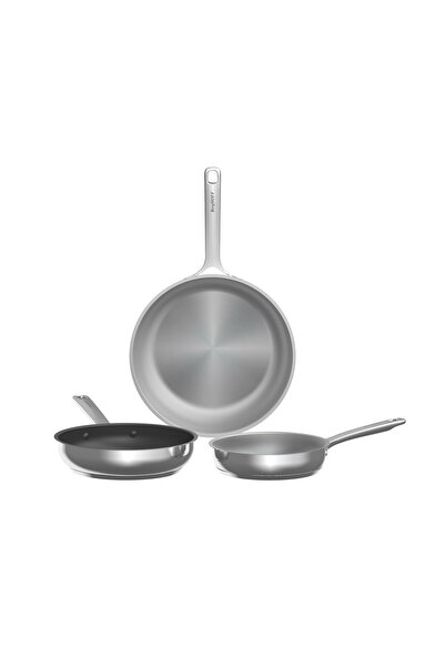 Berghoff 3-pc frying pan set Helix