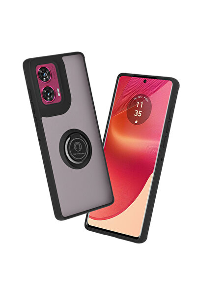 Techsuit Husa pentru Motorola Edge 50 Fusion, Glinth, protectie antisoc, negru