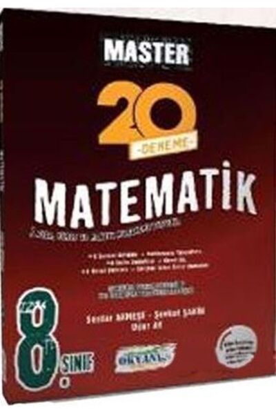 Okyanus Yayınları Okyanus 8. Sınıf Master 20 Matematik Denemesi
