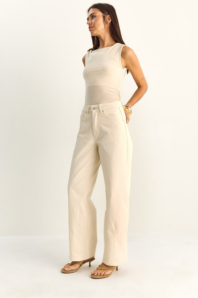 Bianco Lucci Τζιν - Κρέμα - Basic