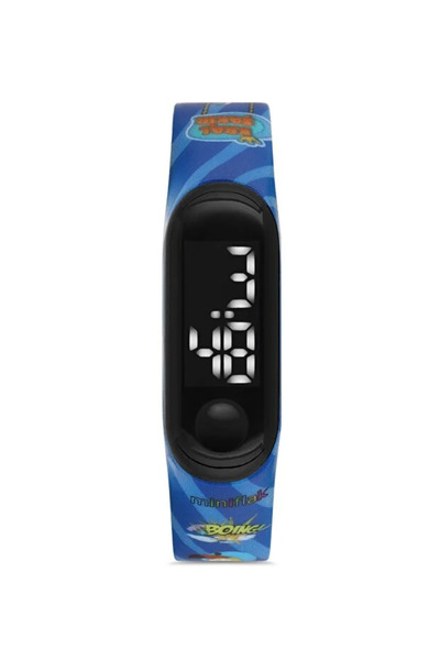 Gadget Gear Miniflak Kral Şakir Lisanslı KS6001 Mavi Bileklik Led Çocuk Saati