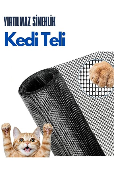 Melek Yapı Malzemeleri Yırtılmaz Sineklik Kedi Teli (Pet Tül) 100X100
