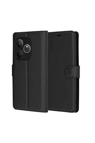 Stef's Cat Θήκη για Realme GT 6 / Realme GT 6T, Γάτα του Στεφ, Δερμάτινη θήκη...