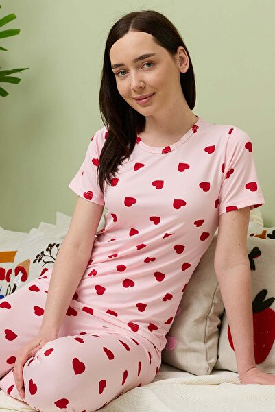 Fulla Moda Σετ πιτζάμας - Ροζ - Πρότυπο