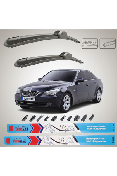 TEAMCAR BMW Σειρά 5 E60 Σεντάν (2007–2010) Μάκτρα Υαλοκαθαριστήρων |   Μπροστ...