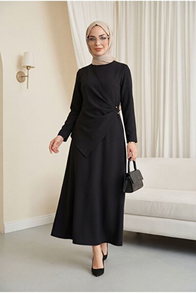 Modamorfo Λιτό φόρεμα - Πολύχρωμο - Στρογγυλό