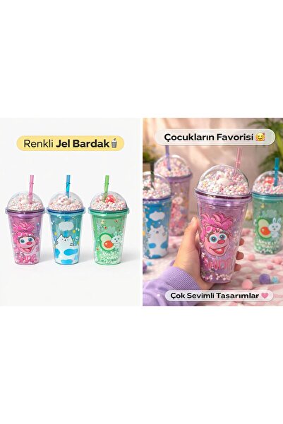 Modernica Suluk Pipetli Buzlu Cam Görünümlü 450 ML Çift Katman Mika