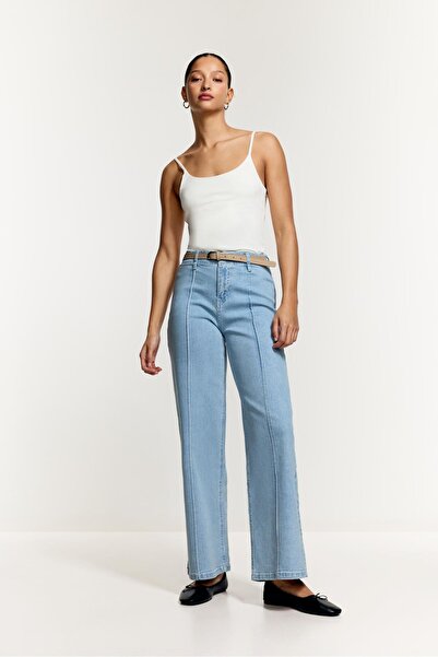 LEFTIES Dikiş detaylı straight fit jean