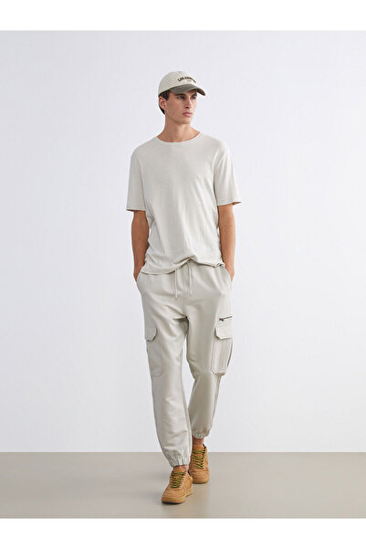 LC Waikiki Nevavm Slim Fit Men's Cargo Pants with Difference