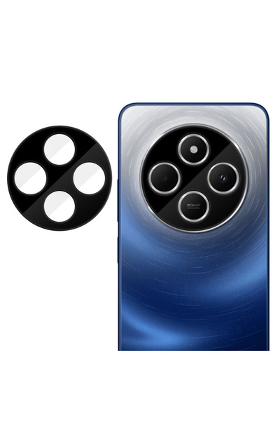corcishop Redmi 14C 5G / Redmi 14C 4G Uyumlu Siyah Çerçeveli Kamera Lens Koru...