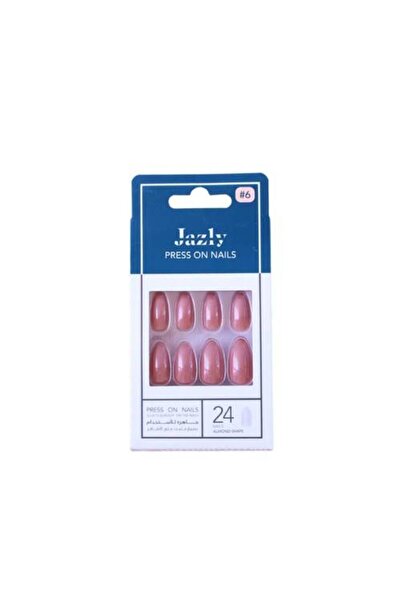 Jazli Ready-to-use Artificial Nails with Self-adhesive Glue No. 6