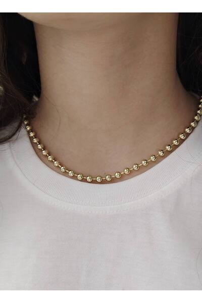 OEM Κολιέ από ατσάλι - Χρυσαφί