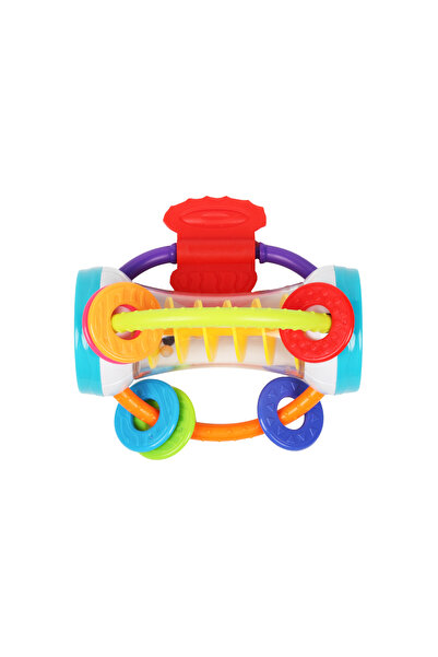 LITTLE ANGEL Baby Activity Rattle Teether Learning Toy - multicolor