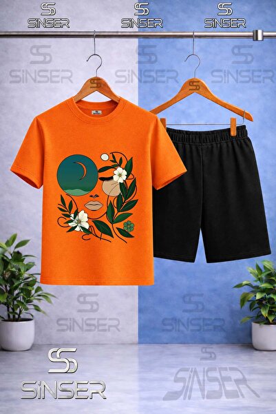 SS SİNSER Σετ δύο τεμαχίων - Πορτοκαλί - Κανονικό μέγεθος