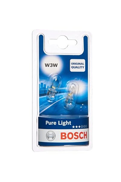 Bosch W3W t10 Pure Light Ampul, 3 Watt, Orijinal Kalite