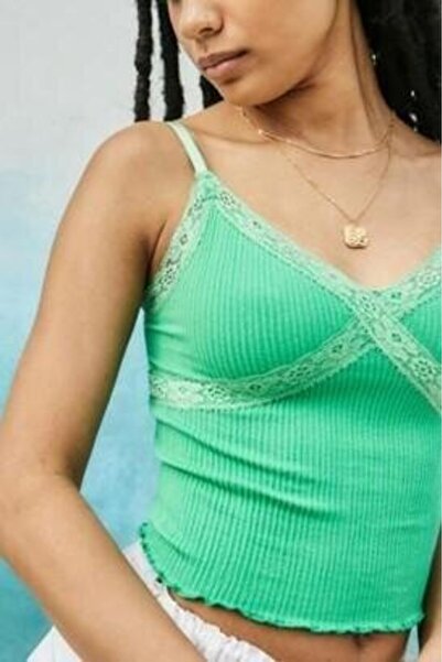 Urban Outfitters Crop Pistachio Green