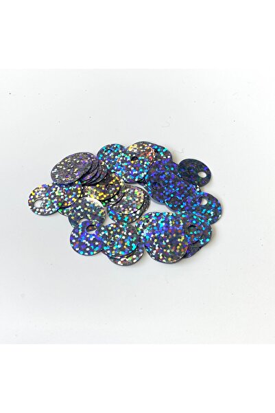 knitme Pul Payet 15 MM 152 No Gümüş Melange +/- 300 Adet - 10 Gr