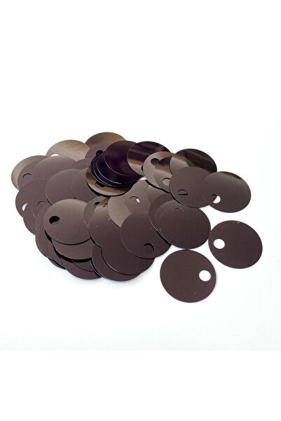 knitme Pul Payet 20 MM 222 No Koyu Kahve +/- 300 Adet - 19 Gr