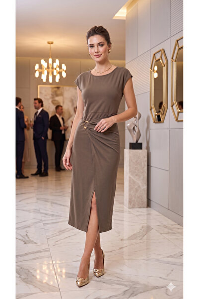 Modayakamoz Dresses - Beige - Regular