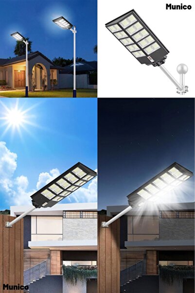 Munico 2 Adet Elektriksiz Çalışan Solar Bahçe Çevre Lambası 1500 DLS Güneş En...
