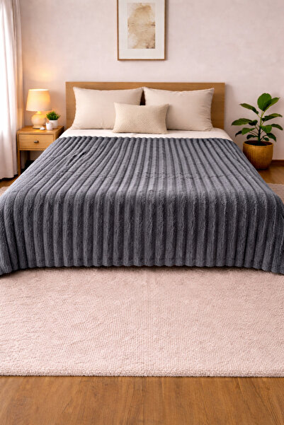 OEM Cocolino Αφράτη Γκρι Κουβέρτα, Εξαιρετικά Απαλή και Ζεστή, για το Κρεβάτι...