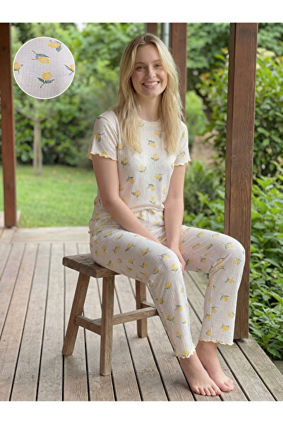 rindahomewear Pajama Sets - Multicolor - Long