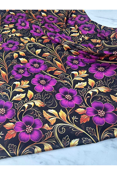ipekkumaş Leopard Silk Satin Fabric Our Product Is Sold by the Piece 1 Piece ...