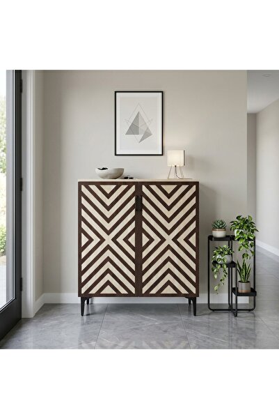 DEC11 Luxury Shoe Cabinet 80cm in Modern and Unique Color