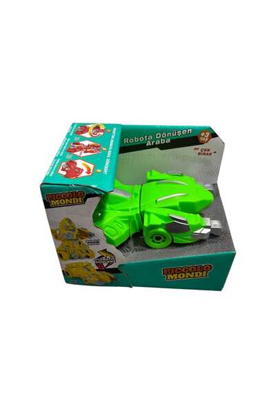 Piccolo Mondi Car That Turns into a Robot - Green