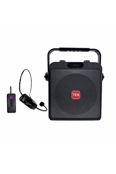 Westa Ten,6,5'' 70W Taşınabilir Rehber Anfi + Kablosuz Kafa Mikrofonlu | Blue...