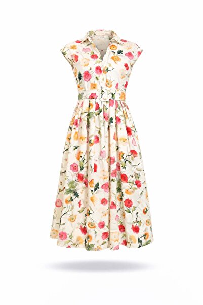 5in1Canpolat Dresses - Beige - Standard