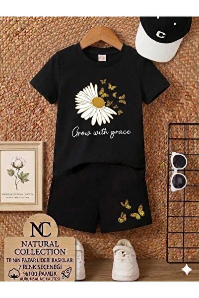 Nice Clothes Tricou și pantaloni scurți de vară pentru copii, unisex (imprime...