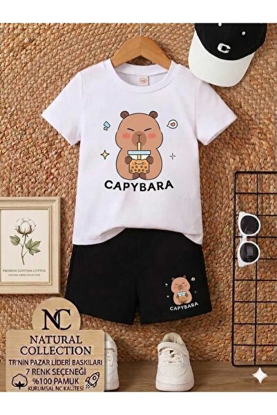 Nice Clothes ЛЯТНА ДЕТСКА ТЕНИСКА КЪСИ ПАНТАЛОНИ УНИСЕКС (КАПИ БАРА - ПИЯЩА В...