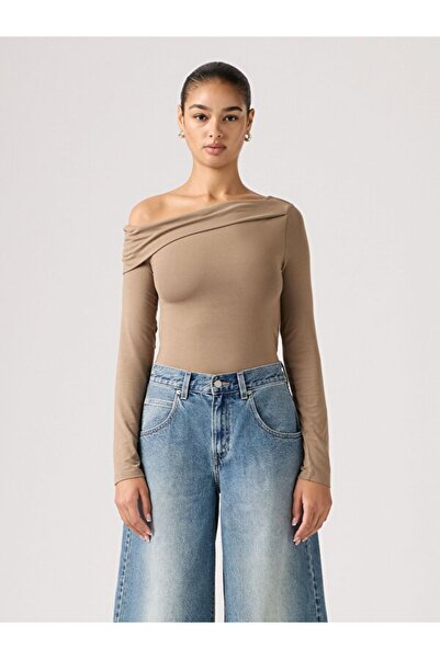 Levi's Clara Düşük Omuz Uzun Kollu Üst