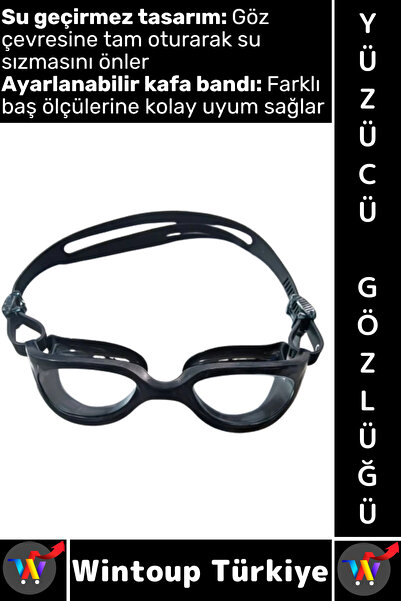 Wintoup # Goggles Ergonomic Comfortable Silicone Waterproof Anti-Fog Adjustab...