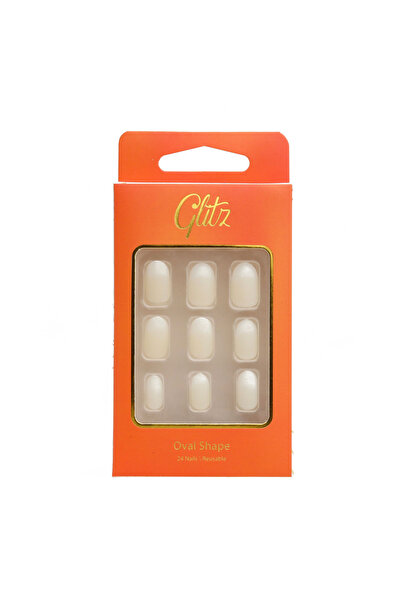 Glitz أظافر بيضاوية - 9 ألوان نيود