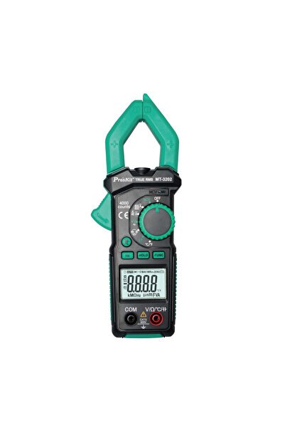 Proskit مقياس التيار الكهربائي الرقمي متعدد الوظائف Ten, MT-3202 True RMS مع ...